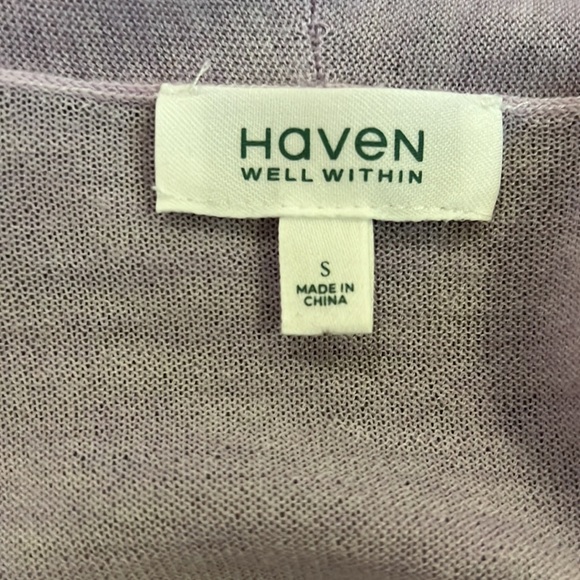NWOT 100% Cashmere Haven Well Within Women Long Open-Front Cardigan - Picture 8 of 12